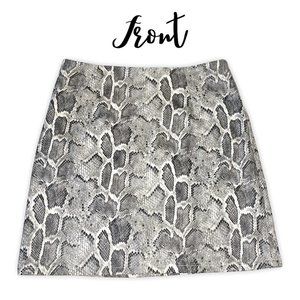 A Love Like You Snakeskin Skirt